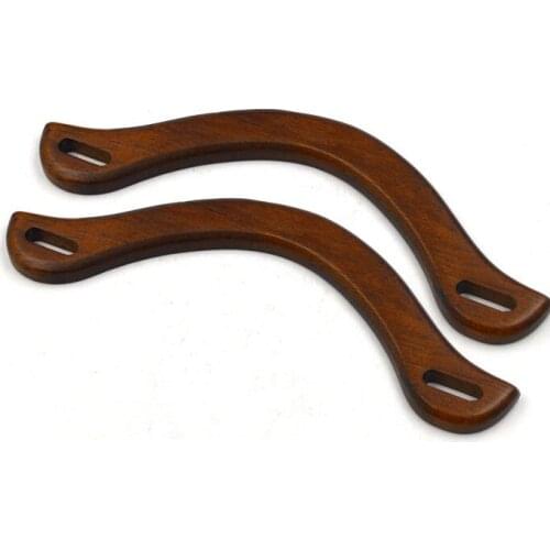 Wooden Handle Retro Horn-shaped Wooden Handle Wooden Handle DIY Bag Wooden Handle