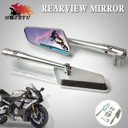 For Yamaha mt09 mt07 FZ-07 FZ-09 MT-07 09 FZ07 FZ09 Universal motorcycle Accessories Mirror Moto Side Scooter Rearview Mirrors