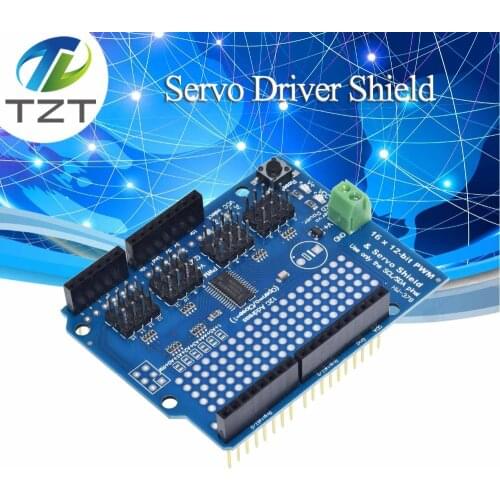 Motor/Stepper/Servo/Robot Shield for Arduino I2C v2 Kit w/ PWM Driver TOP