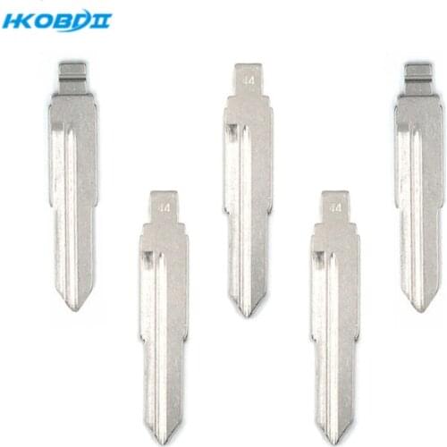 HKOBDII #44 for Chery Elegant Metal Blank Uncut Flip KD Remote Key Blade Type