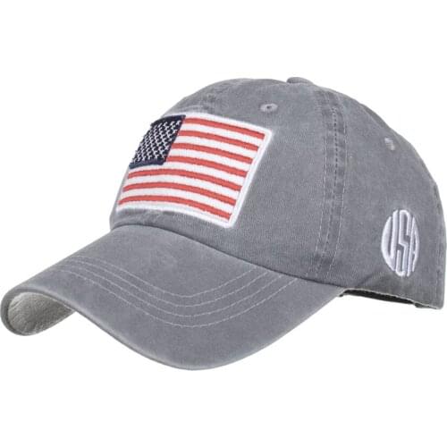 Cap Neutral Flag of The United States Adjustable Comfortable Cap Unisex Sun Hat Baseball Solid Sunscreen Cotton