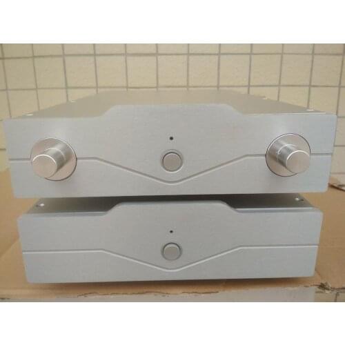 All aluminum single-ended sub-electronic tube amplifier case 300b power amplifier diy audio amplifier case(W280*H80*D458)