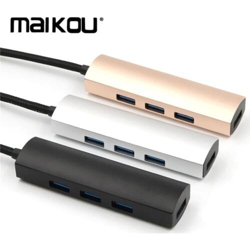 Maikou USB 3.0 Multi-USB Port 4-Port USB Hub 5Gbps High Speed