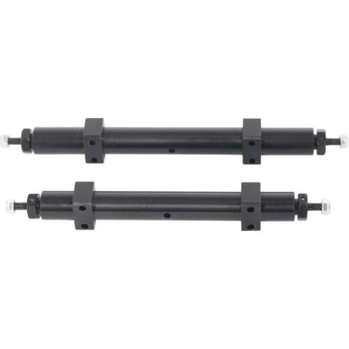 Metal Unpowered Rear Axle 120mm 140mm for 1/14 Tamiya Trailer 1/10 RC Car
