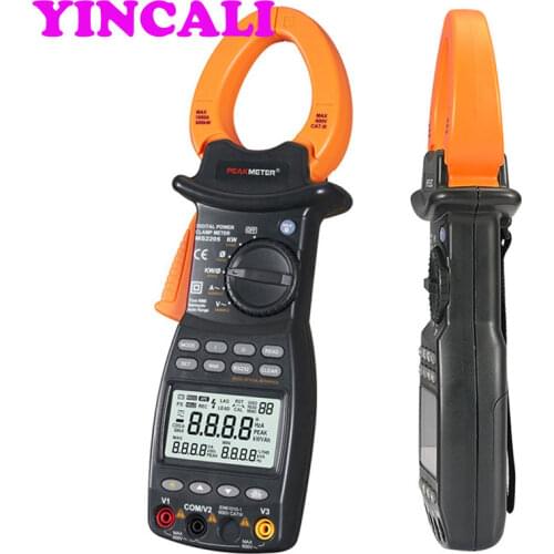Multifunction 3 Phase Clamp Meter MS2205 Intelligent Harmonic Power Meter with Both Functions of Current Testing and Power Test