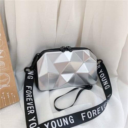 Fashion Mini Bag Box Female Small Suitcase Shape Handbag Messenger Makeup Shoulder Bag 2021 Women Bags Tote Purse Crossbody Bags