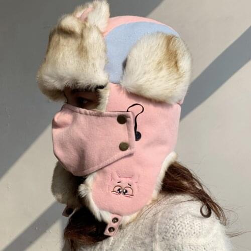 Vogue of new fund of 2021 winter sweet lei feng lei fengs cap hat man woman outdoor travel the cold