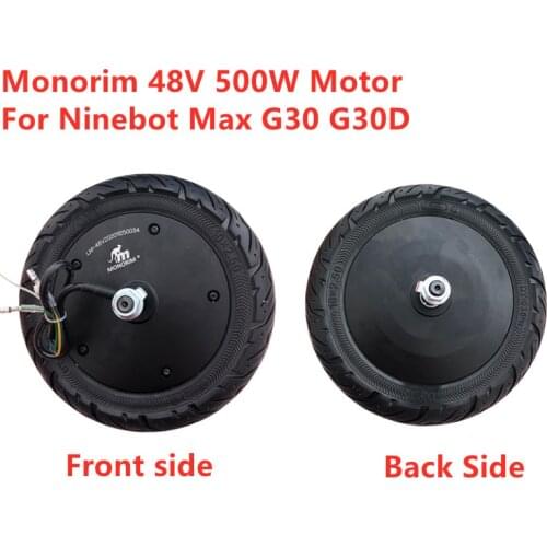 Monorim 48V 500W Motor And Wheel Hub Engine Assembly Kit Spare Parts For Ninebot MAX G30 G30D Electric Scooter