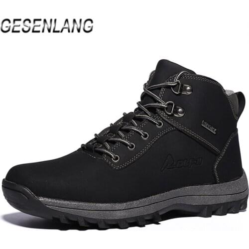 Mens High Top Hiking Shoes Autumn Winter Comfortable Nonslip Durable Outdoor Climbing Mountain Trail Walking Trekking Boots NEW