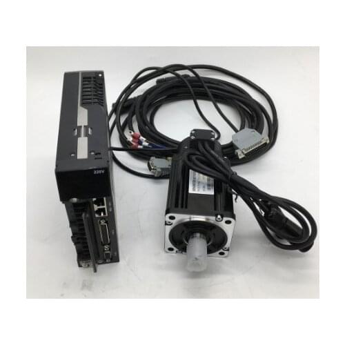 AC Servo Motor Drive Kits 730W 3.5Nm NEMA32 80mm 220V 2000r/min Modbus RS485 Replace Yaskawa Fuji Delta for CNC