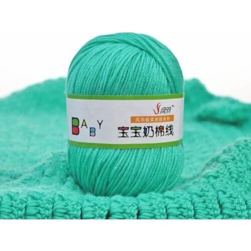 Wholesale! Soft Smooth Natural Super Comfortable Milk Cotton Knitting Yarn Fingering Mix Colors Avaialble Free Shipping