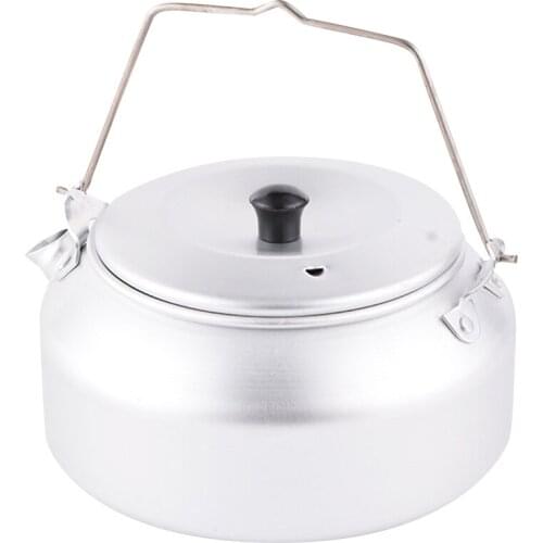 0.8L Camping Kettle Ultralight Aluminum Teapot Portable Water Tea Pot for Camping Hiking Picnic Backpacking