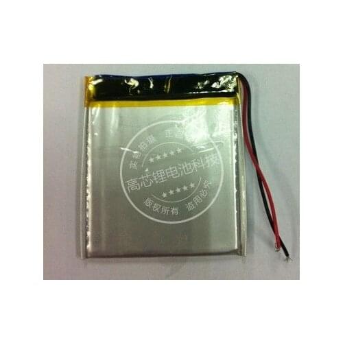 3.7V polymer lithium battery, 486789 mobile power, flat GPS wireless power, 3800MAH Rechargeable Li-ion Cell