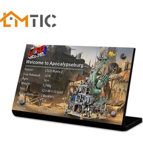 Applicable to Model 70840 Welcome to the brand of acrylic display stand for Apocalypseburg building kit building block toys