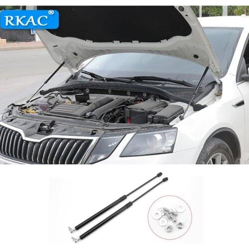 RKAC For Skoda Octavia 2013 2014 2015 2016 2017 2018 2019 A7 MK3 Car Bonnet Hydraulic Rod Strut Bars Spring Gas Shock Bracket