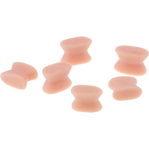 Silicone Gel Toe Separator for Bunion Corrective Hallux Valgus Thumb Overlapping Repair Bone Orthotic Straightener Inserts