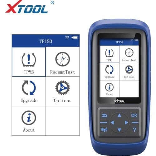 XTOOL TP150 Tire Pressure Monitoring System OBD2 TPMS Diagnostic Scanner Tool TPMS Program with 315&433 MHZ Sensor