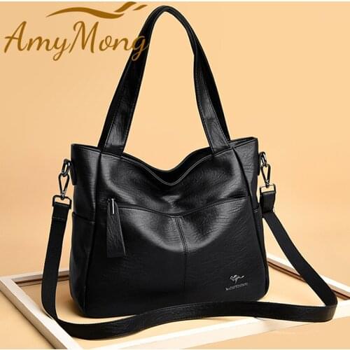 Summer Style Top-handle Bags Female Handbags Women Shoulder Crossbody Totes Messanger Bag Large Capacity Big Soft Leather Sac