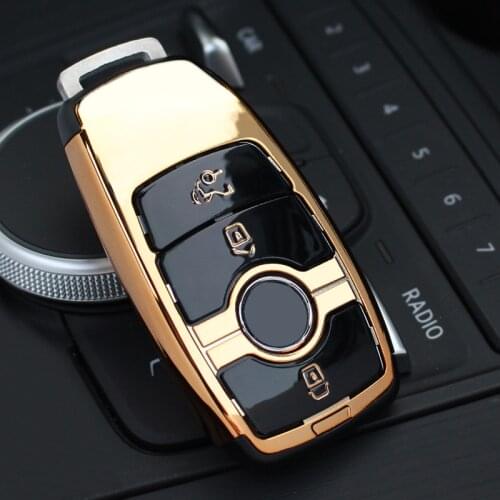 TPU ABS Car Key Case for Mercedes Benz 2017 New Class E E200 E300 W213 car styling Key Holder Keychain Remote Fob Protect Cover