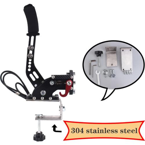 16Bit PC USB Handbrake for SIM Auto Racing Games G25/G27/G29 T500 Steel & Aluminum RALLY Adjustable For PC Windows DIRT RALLY