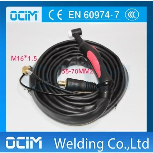 WP26F 8M TIG Welding Gun Flexible Torches 35-70 Connector