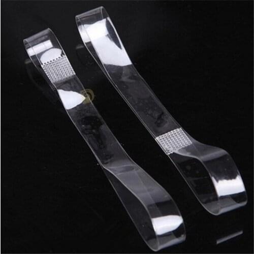 1Pair Invisible Elastic Silicone Transparent Shoelaces For High Heel Shoes Accessories