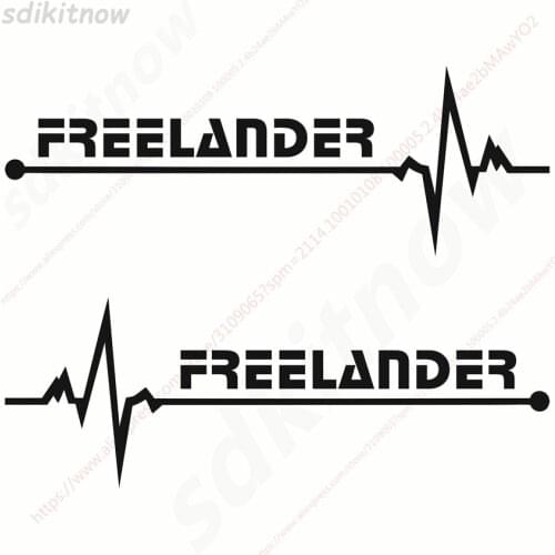 1pc New Heart Car Decal Sticker Styling Windows Door Decoration For Land Rover Freelander 1 2 3 accessories