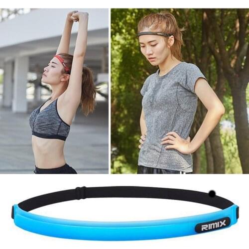 1 pc elastic sports headband, cycling silicone breathable, non-slip, sweat-absorbent headwear, unisex sports headband set