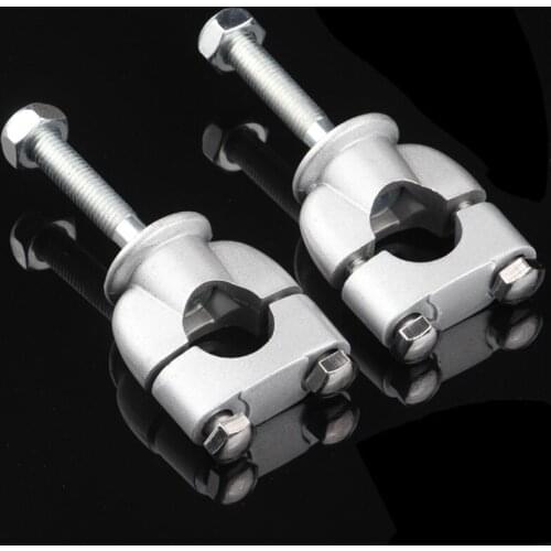 2 Pcs 28mm 1 1/8 Handlebar Bar Mounts Clamps Raiser Universal Accessories