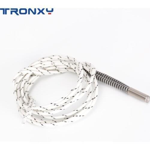 TRONXY 24V 50W Upgraded Ceramic Cartridge Heater Wire 1.2M Heating Tube 620mm 3D Printer Parts Hotend J-Head Extruders 5Pcs