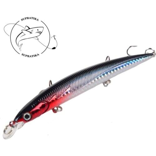 6 Colors 13.5cm/13.5g Artificial Plastic Hard Bait Swimbait Long Shot Wobbler Bionic Bait Bass 3 Hooks 3D Eyes Swimming Outdoor