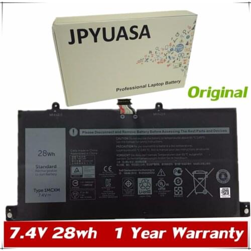 7XINbox 7.4V 28wh 3520mAh Original 1MCXM G3JJT Laptop Battery For DELL 1MCXM G3JJT Series Built-in Tablet