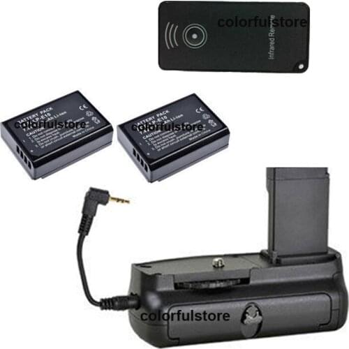 Battery Hand Handle Grip Holder Vertical Shutter Pack For Canon EOS 1200D 1100D Rebel T5 T3 Kiss X70 X50 DSLR+IR Remote+2 LP-E10