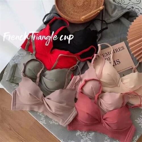 Sexy Bralette Push Up Bras for Women Adjustable Shoulder Strap Tube Tops Wireless Bra Underwear Girls Lingerie Summer Crop Top