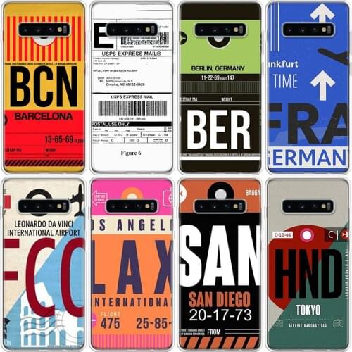 Funny Pattern Stamp Label Barcode Phone Case For Samsung Galaxy A51 A71 A50 A70 A90 A10S A20S A20E A21 A30 A40 A41 A01 M30S A6 A