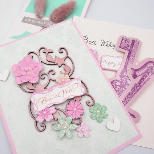 Flower Butterfly Metal lace frame Cutting Dies Stencil for DIY Scrapbooking Album Embossing Paper Cards Making Crafts Die Cuts