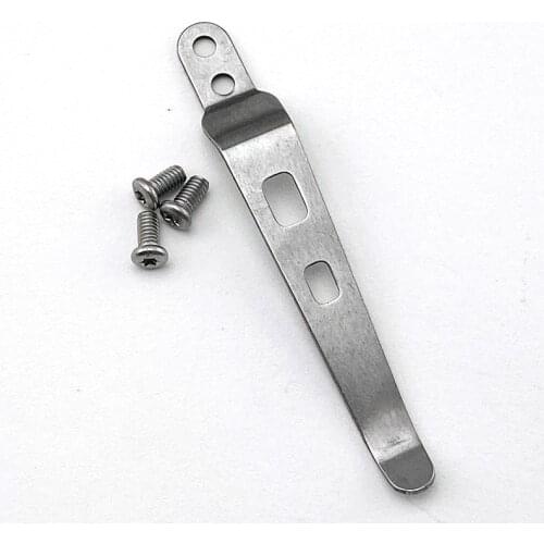 Tool DIY Parts Folding Knife Holder Stainless Steel Back Clip Pocket Holder Knife Clip Accessories Making Knives