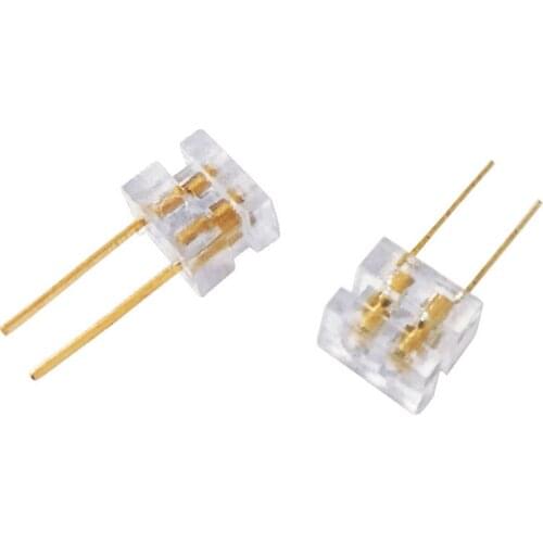 2 PCS DIY IEM Female Socket Jack for Custom In-ear Monitor Inears Earphone Pin Plug 0.78 mm