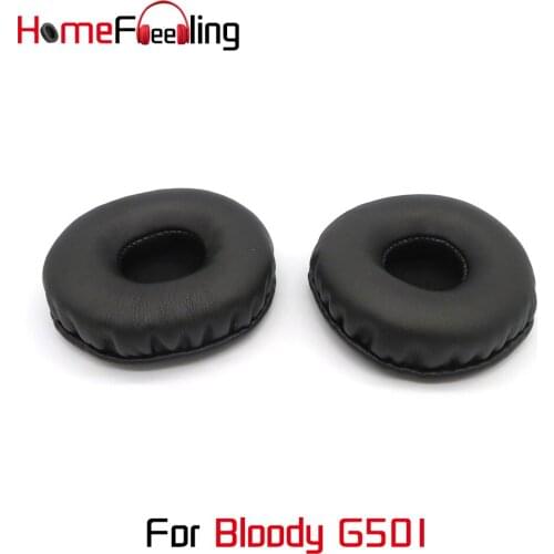 Homefeeling Ear Pads for Bloody G501 Headphones Super Soft Velour Ear Cushions Sheepskin Leather Earpads Replacement