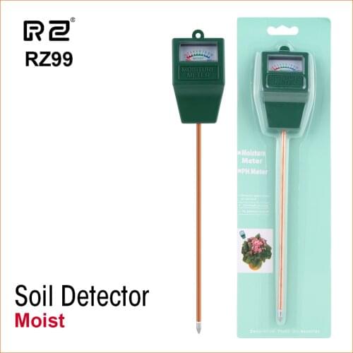 RZ Soil Moisture Meter Humidity Detector Digital PH Meter Soil Moisture Monitor Hygrometer Gardening Plant Lignt Sunlight Tester
