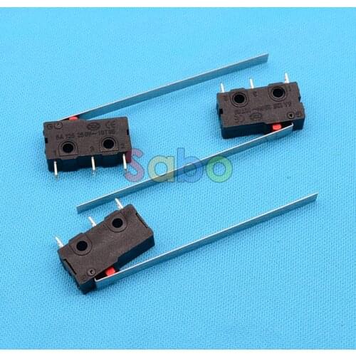 10PCS Limit Switch, 3 Pin N/O N/C High quality All New 5A 250VAC Micro Switch