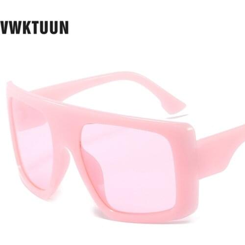 VWKTUUN Colorful Sunglasses Women Big Glasses Womens Driving Driver Shades UV400 Oversized Sun Glasses For Women Eyewear Óculos
