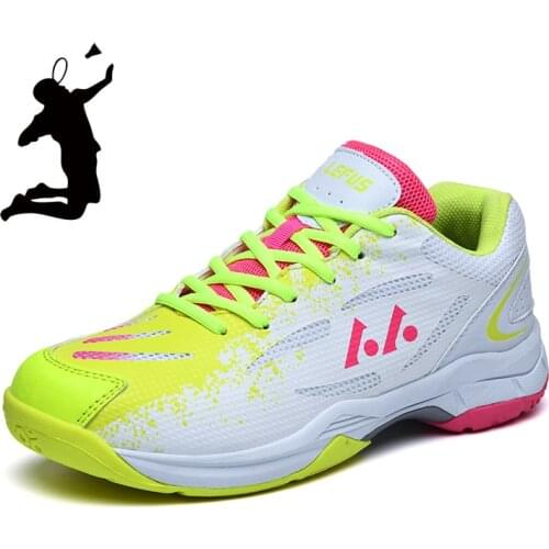 2021 New Badminton Shoes Professional Non-slip Men Women Indoor Fitness Sports Badminton Sports Sneakers Breathable Unisex L018