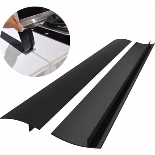 Kitchen Silicone Stove Counter Gap Cover Sealing Spills Gap Fillers Heat Resistant Mat Oil Dust Water Kitchen Supplies