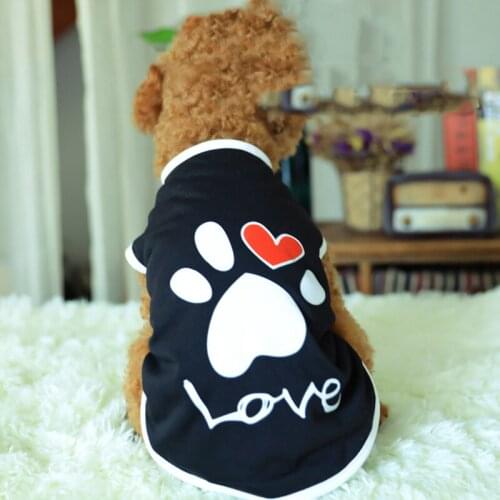 Cute Pet Clothes for Small Dog Cat Vest comfortable soft breathable fashion Teddy dog clothing vest for Chihuahua