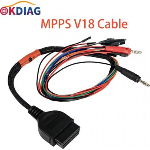 Newest 2021 MPPS V18 Version V18.12.3.8 Breakout Tricore Cable OBD Breakout ECU Bench Pinout Cable OBD Cable
