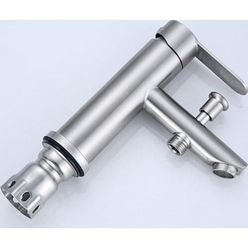 New Bathroom Cold and Hot Water Mixer Water Basin Sink Tap Bath Sink Faucet Torneira