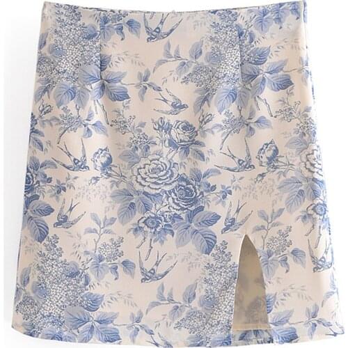 Sexy Floral Mini Tapered/Carrot Skirts DLBSQ092