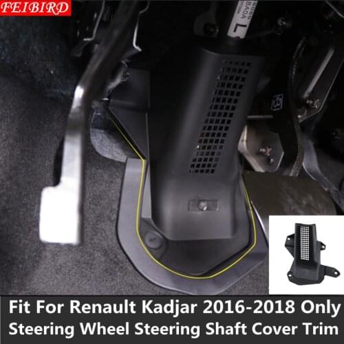 Plastic Steering Wheel Steering Shaft Cover Trim For Renault Kadjar 2016 2017 2018