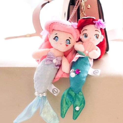 FGHGF Princess The Little Mermaid Ariel Plush Dolls 20CM Kids Stuffed Toys For Children Girl Gifts High-quality